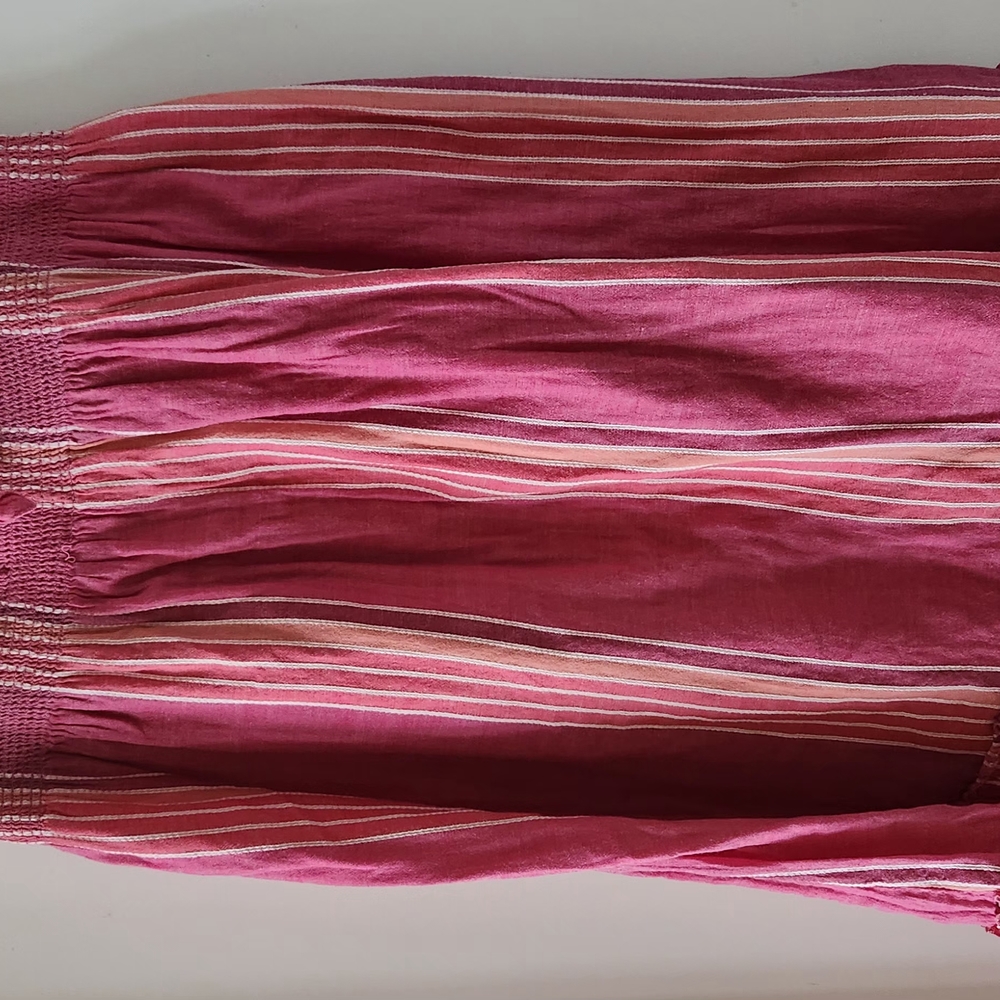 Pink Striped Skirt - Picture 2 of 11